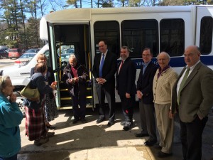 Welcoming a new van into service at the Sudbury Senior Center 